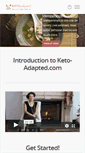 Mobile Screenshot of keto-adapted.com